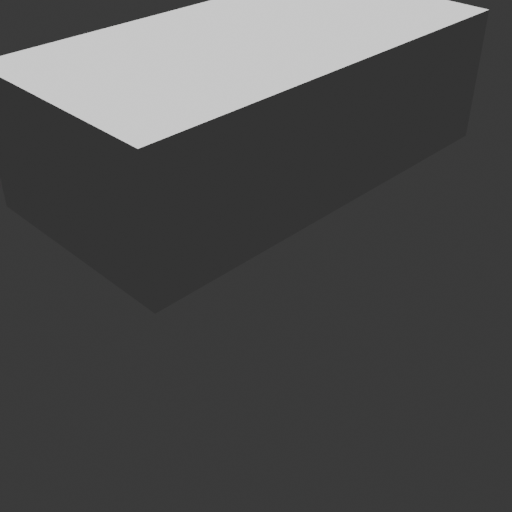 Low-Poly Single Bed